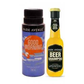Park Avenue Good Morning Deo 150 ml & Park Avenue BEER Shampoo 75ml Free On 35% Discount